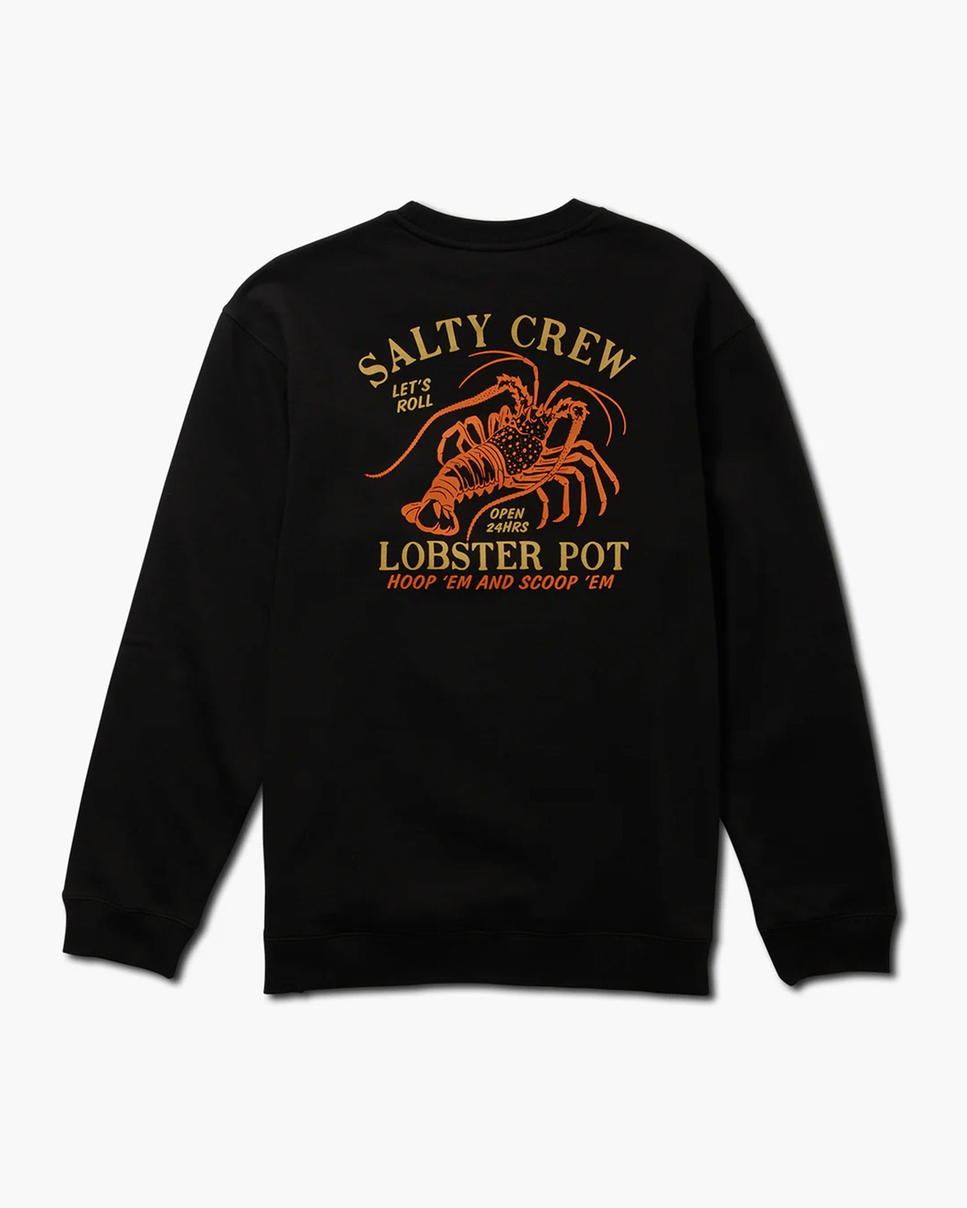 Salty Crew Lobster Pot Crew Fleece - Black