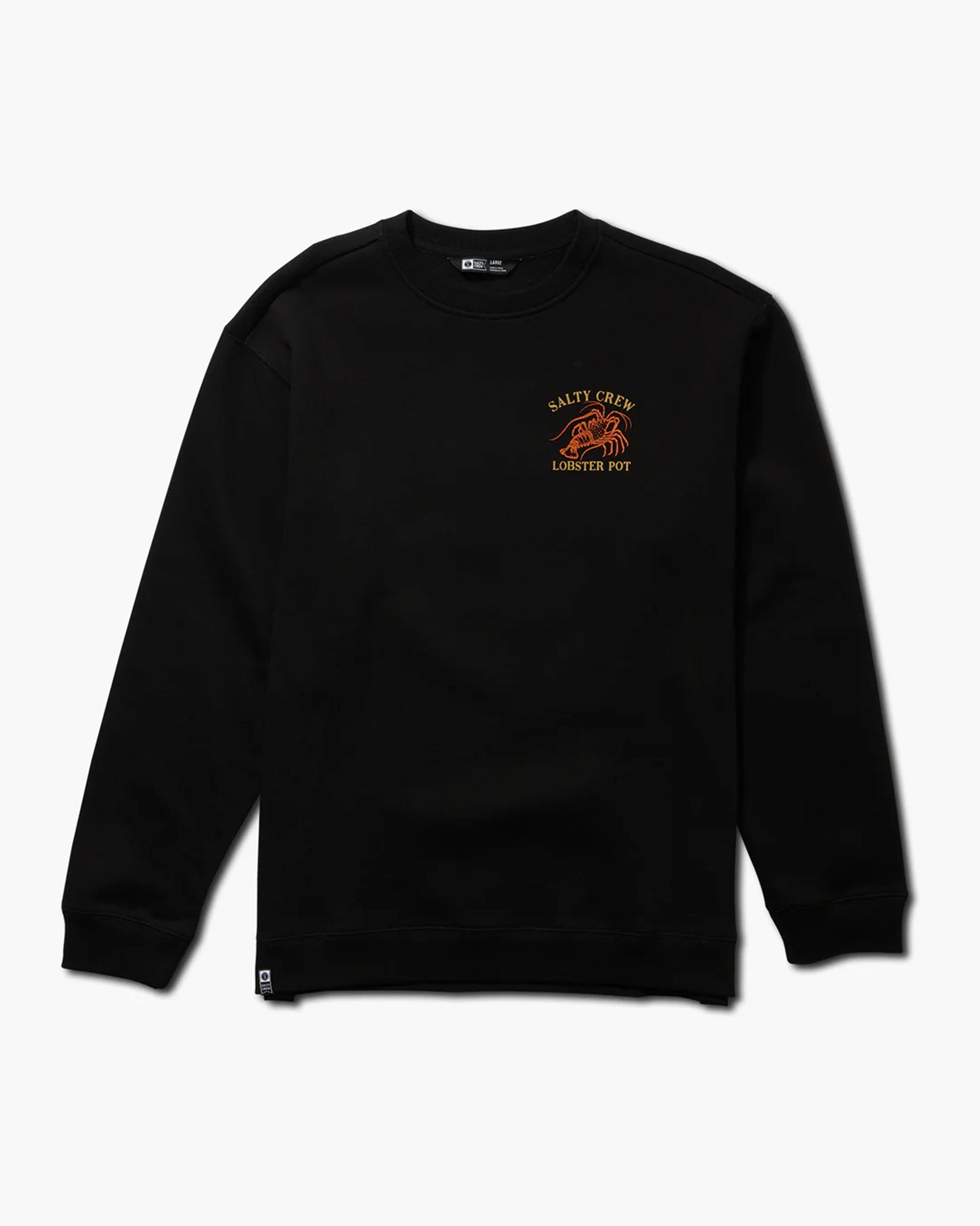 Salty Crew Lobster Pot Crew Fleece - Black