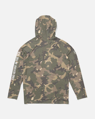 Salty Crew Mariner Lite UV Hoodie - Green Camo