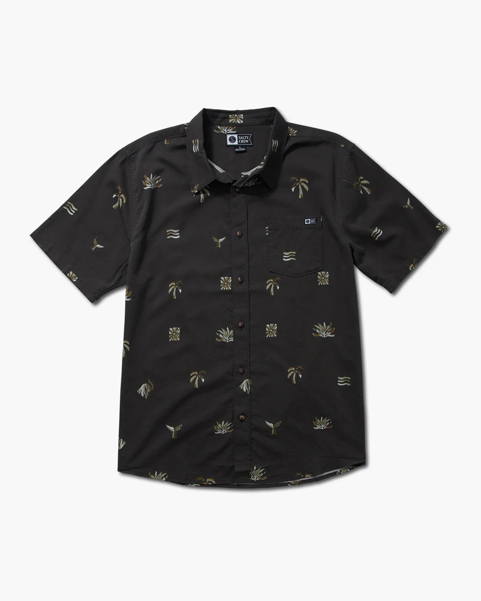 Salty Crew Oasis Short Sleeve Shirt - Black