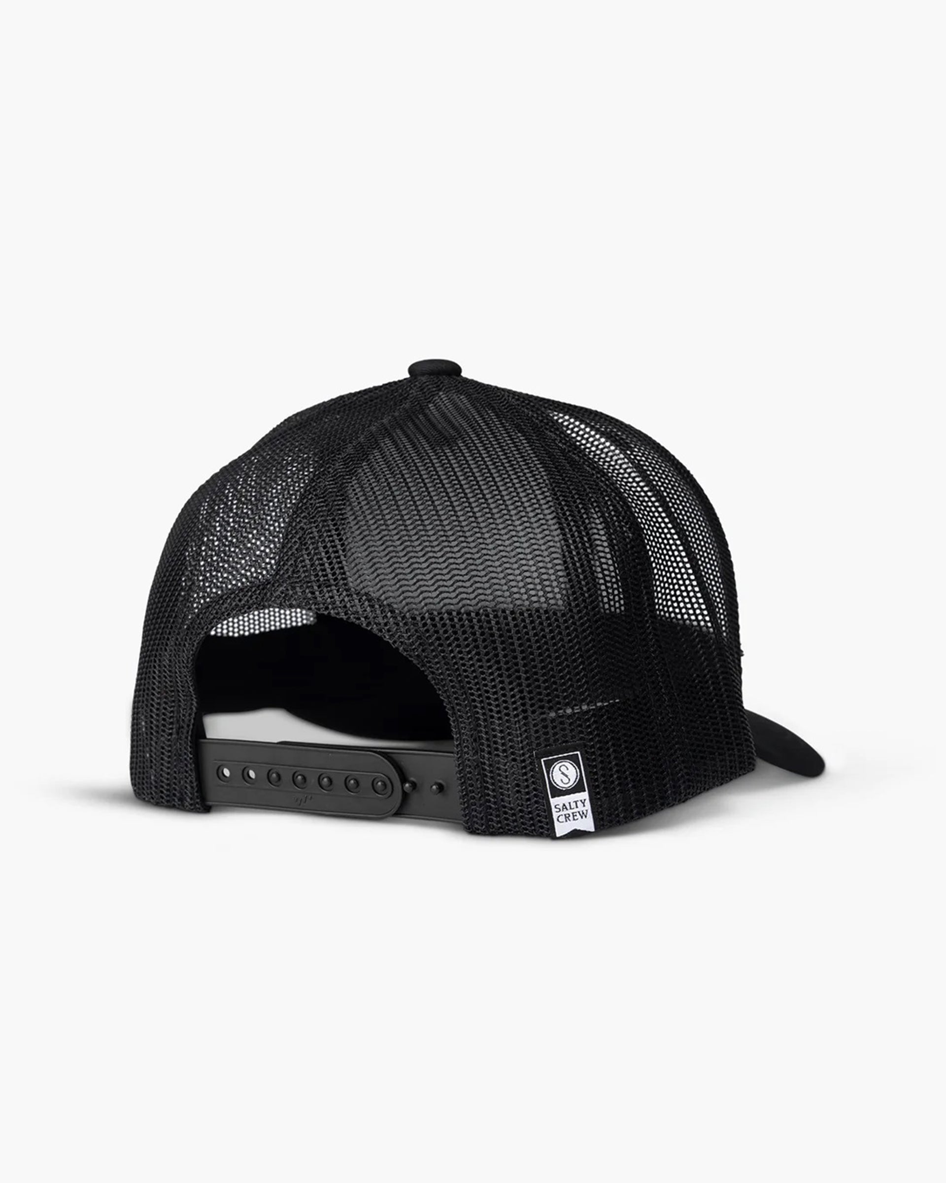 Salty Crew Outlined Retro Trucker Hat - Black