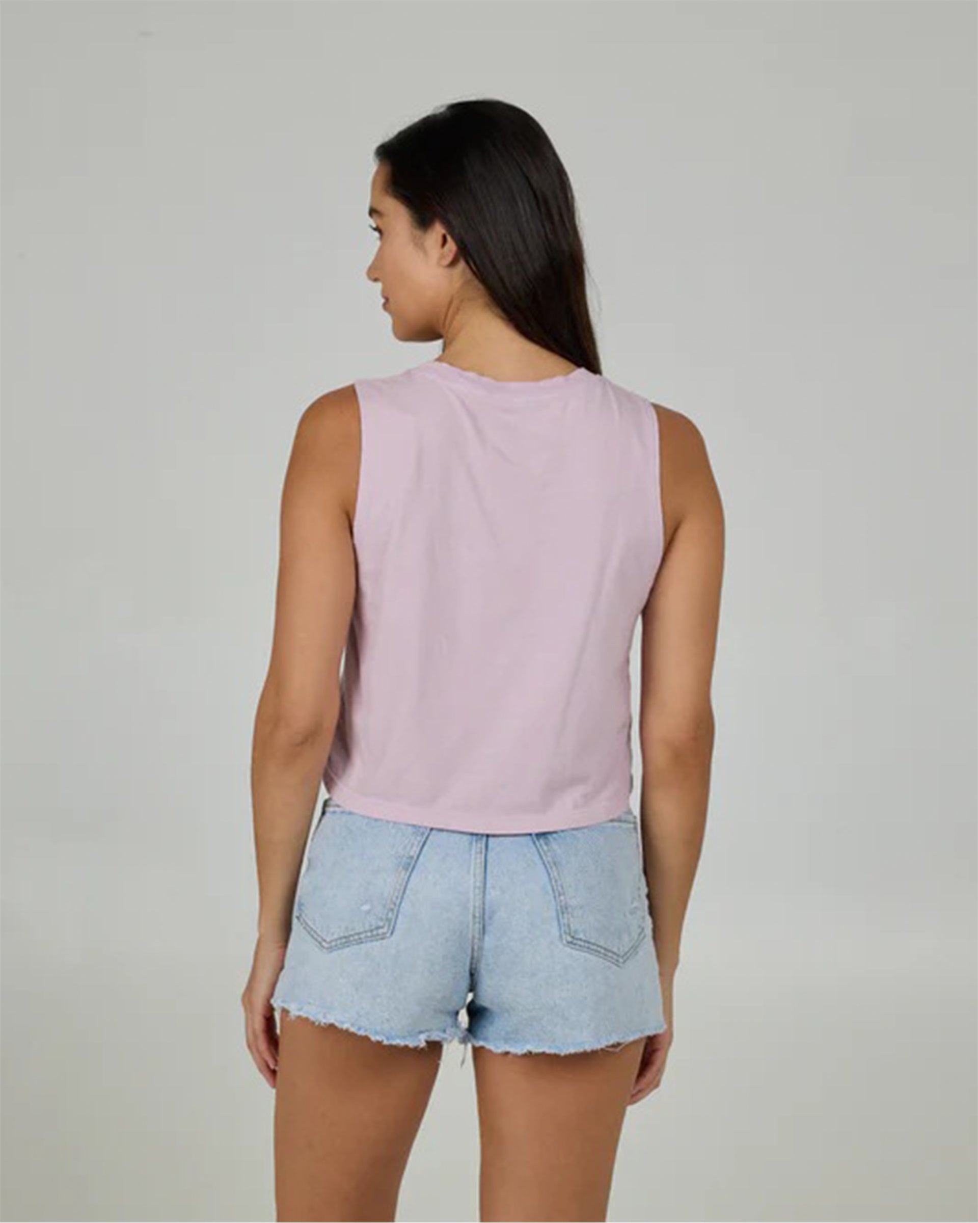 Salty Crew Women's Outside Cropped Tank - Pale Orchid