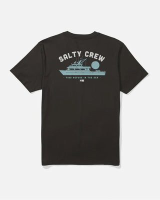 Salty Crew Overnight Short Sleeve T-Shirt - Black