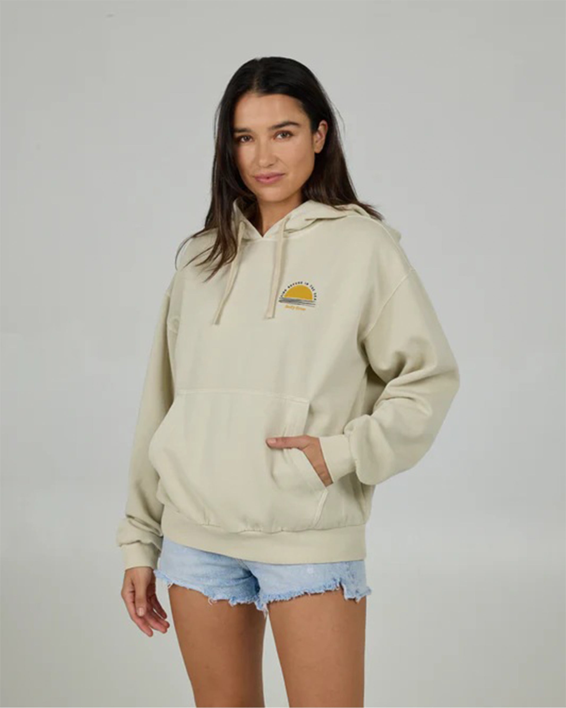 Salty Crew Women's Palms Hoodie - Off White