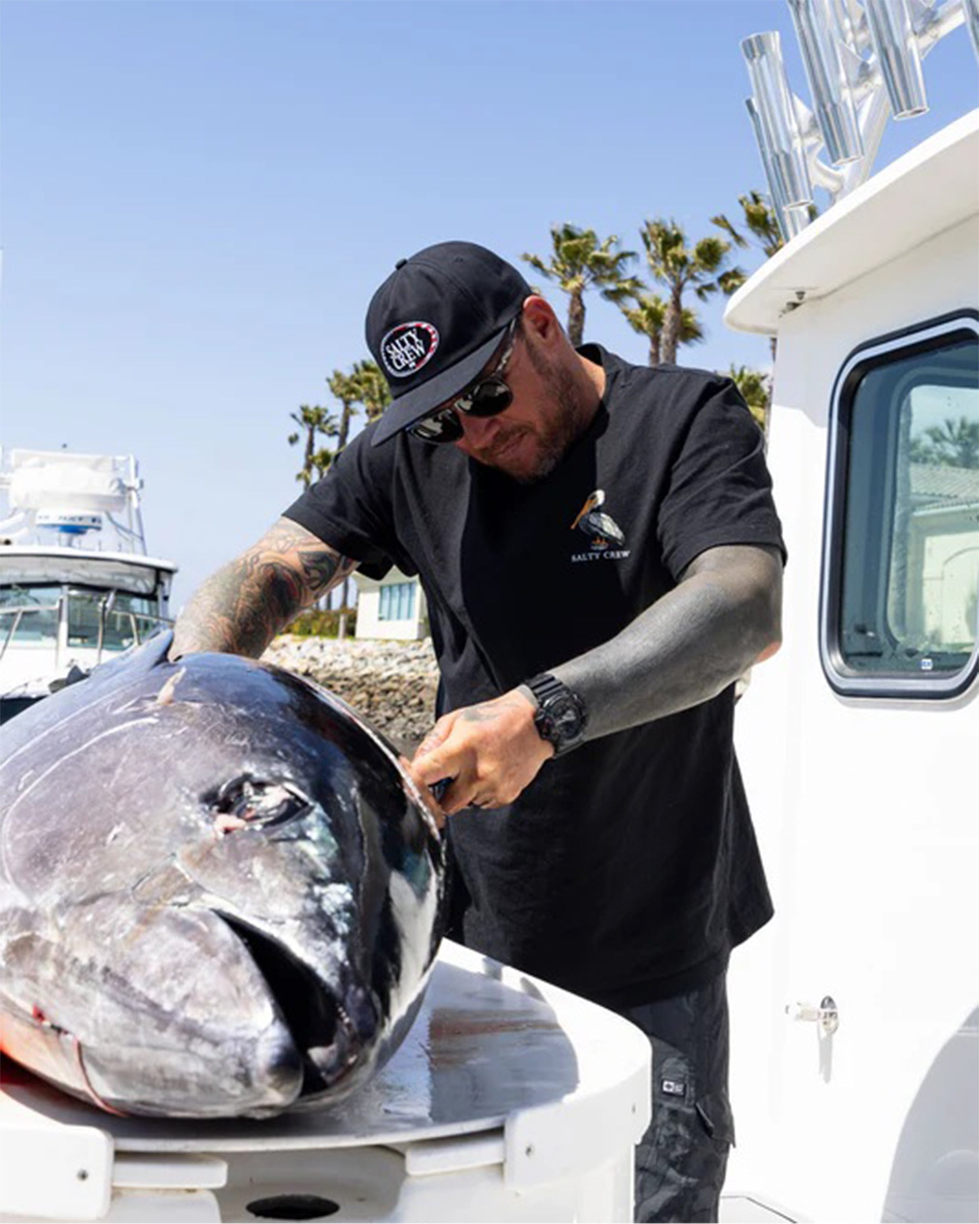 Salty Crew Perched Short Sleeve T-Shirt - Black