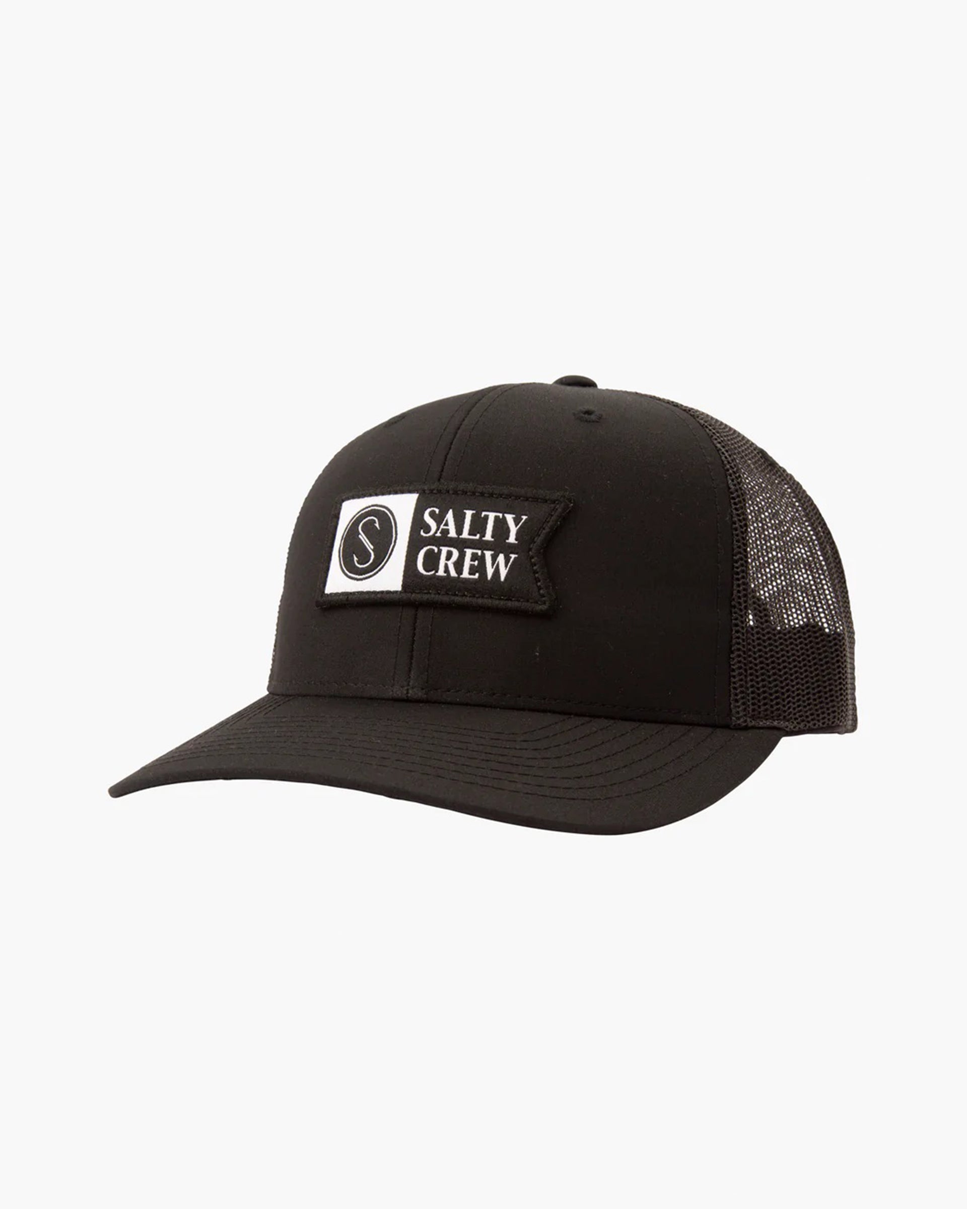 Salty Crew Pinnacle 2 Retro Trucker Hat- Black