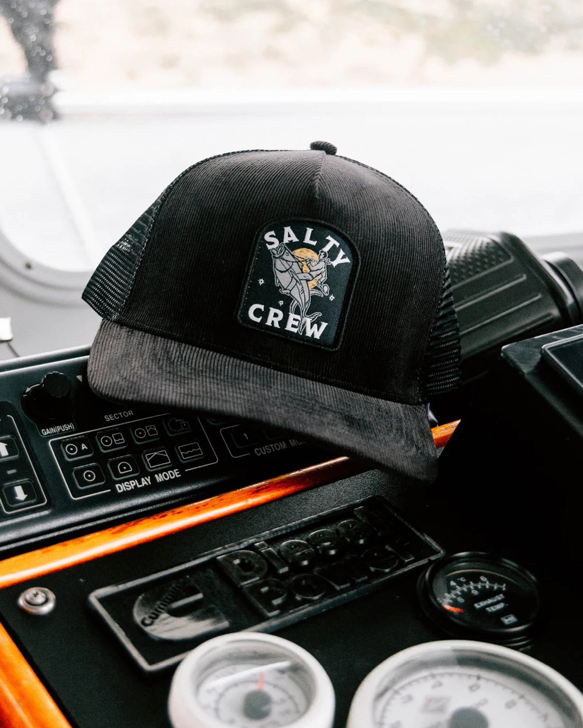 Salty Crew Rodeo Trucker Hat - Black