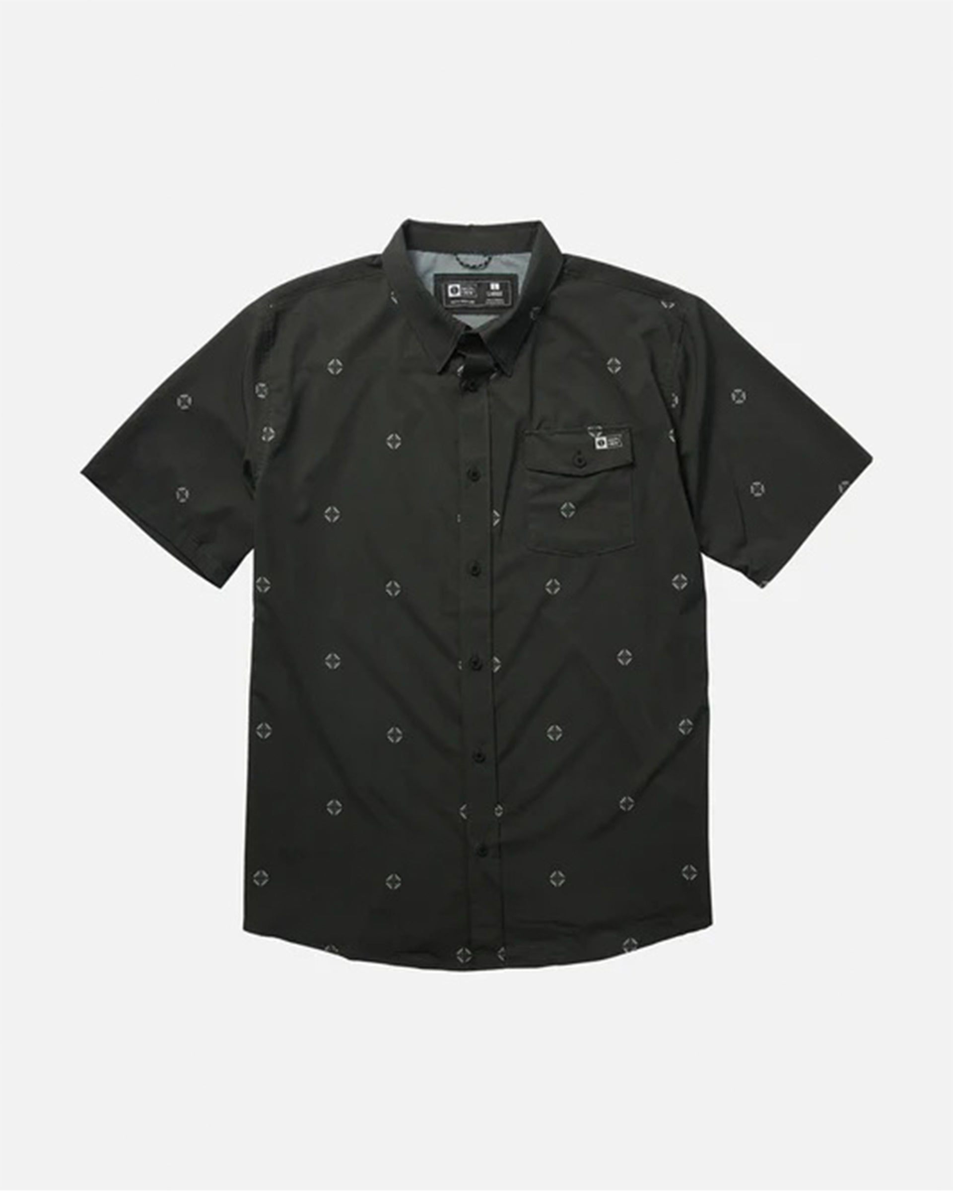 Salty Crew Sailfin S/S Perforated Woven Shirt