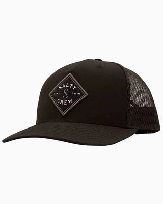 Salty Crew Sealine Retro Trucker Hat - Black