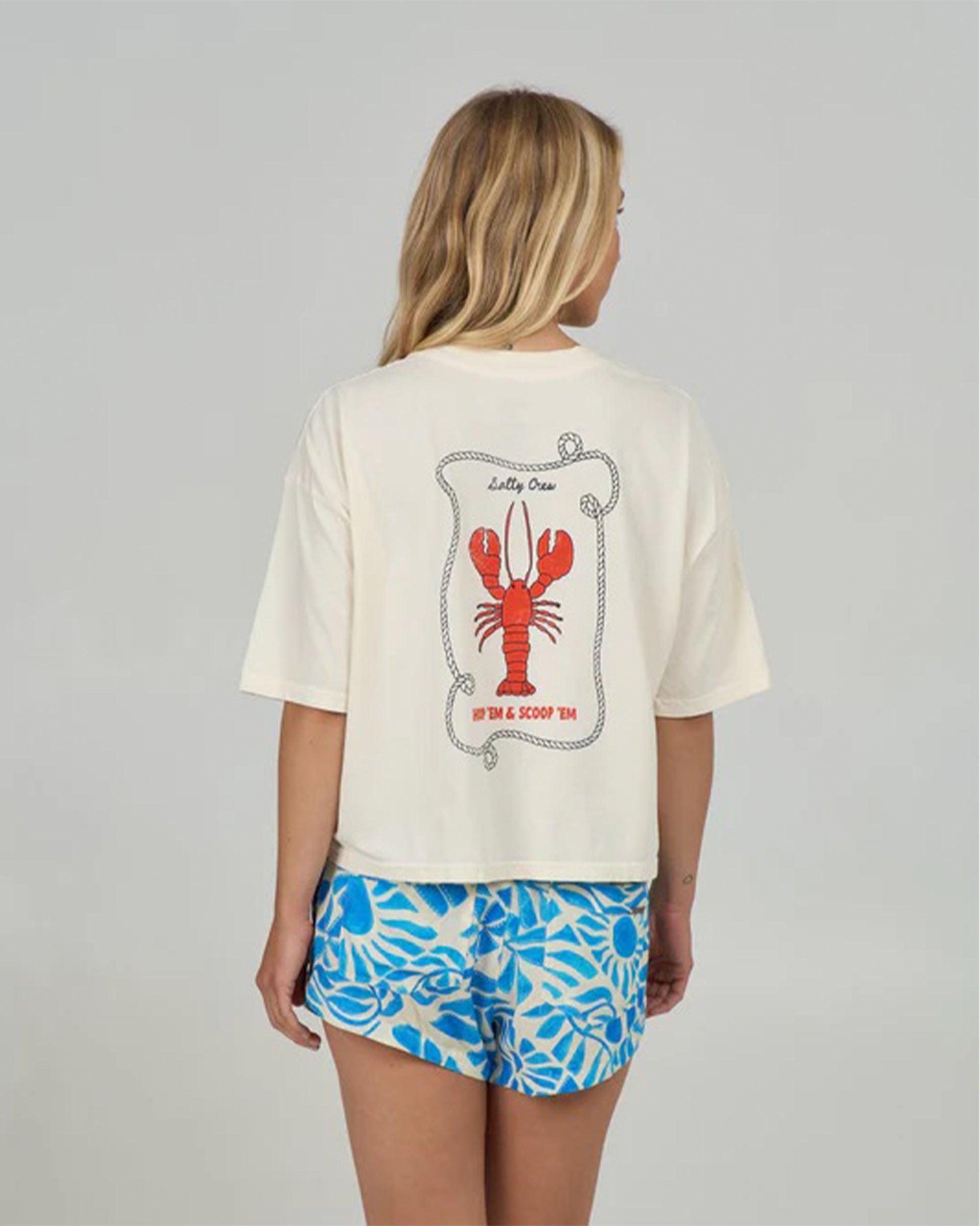 Salty Crew Women's Shellbrate Skimmer Tee - Off White