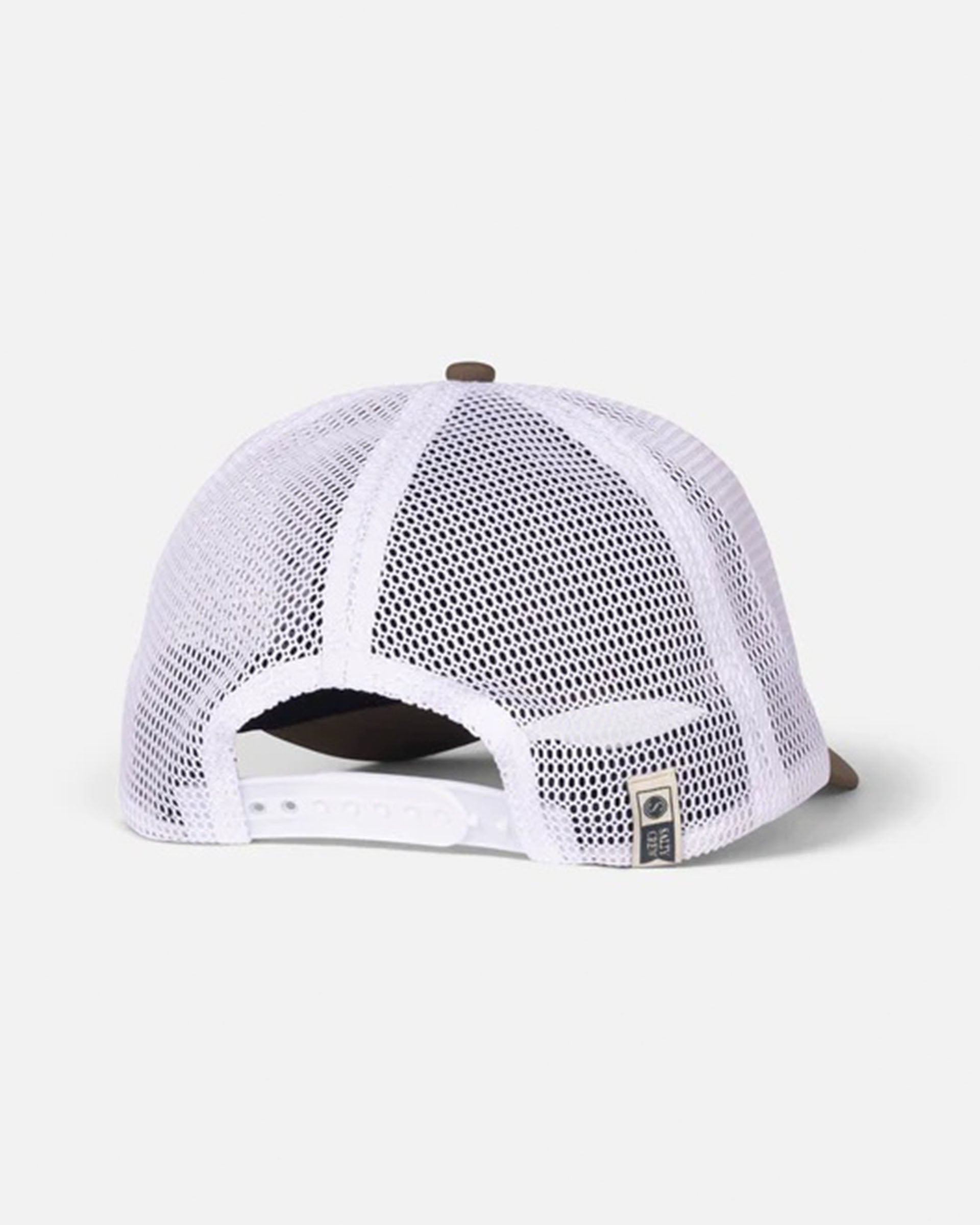 Salty Crew Stamped Trucker Hat - Deep Ocean/Brown