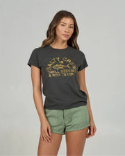 Stamped Modern S/S T-Shirt - Charcoal