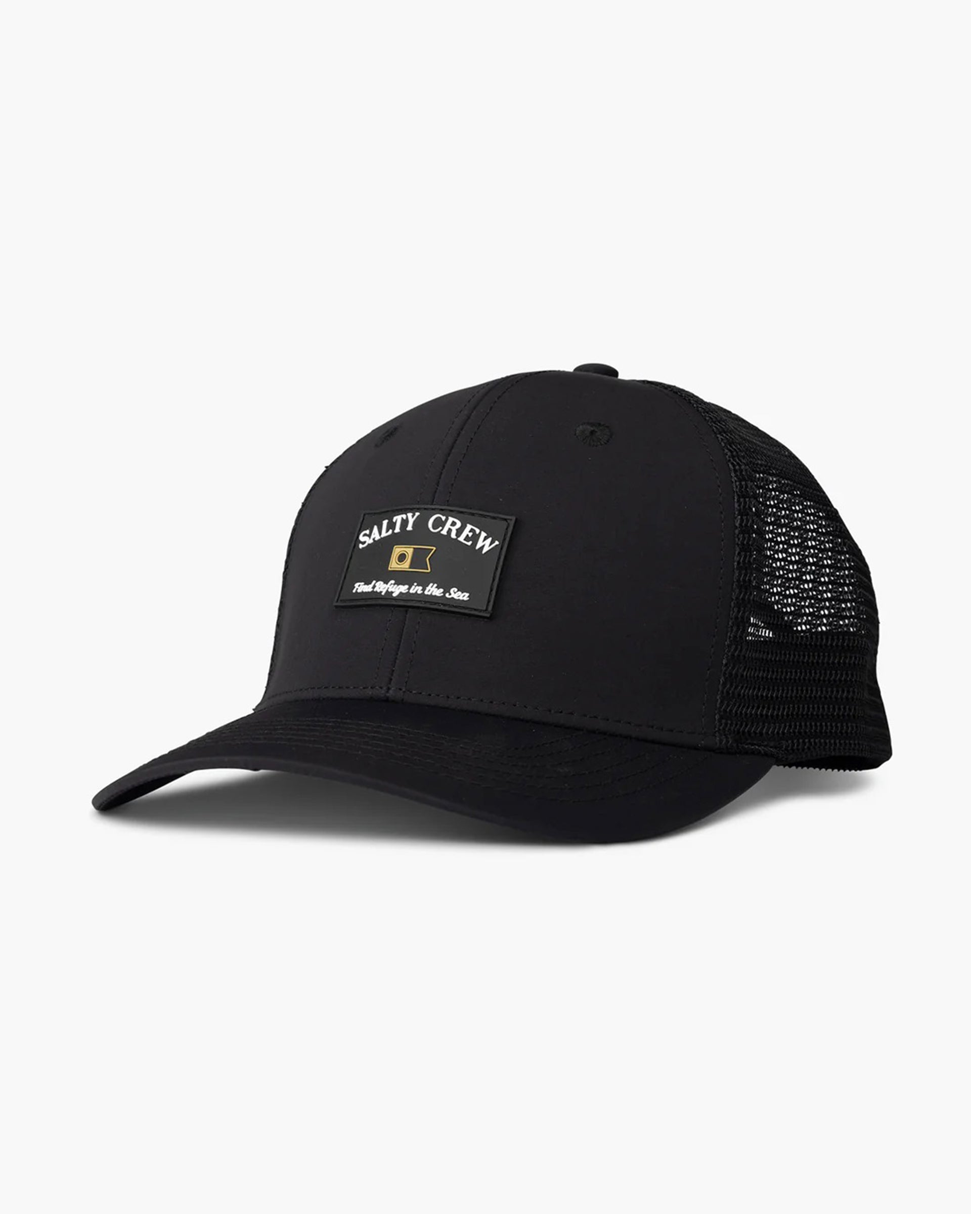 Salty Crew Steadfast Retro Trucker Hat - Black