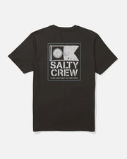 Salty Crew Stitched Short Sleeve T-Shirt - Black
