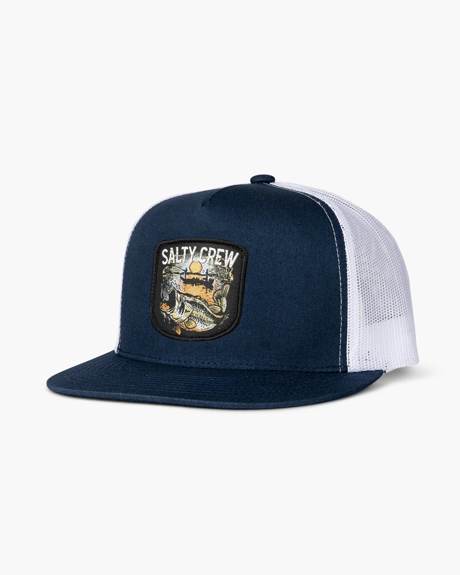 Salty Crew Striker Trucker Hat - Navy/White