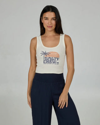 Salty Crew Women's Sunrise Tank Top - Off White