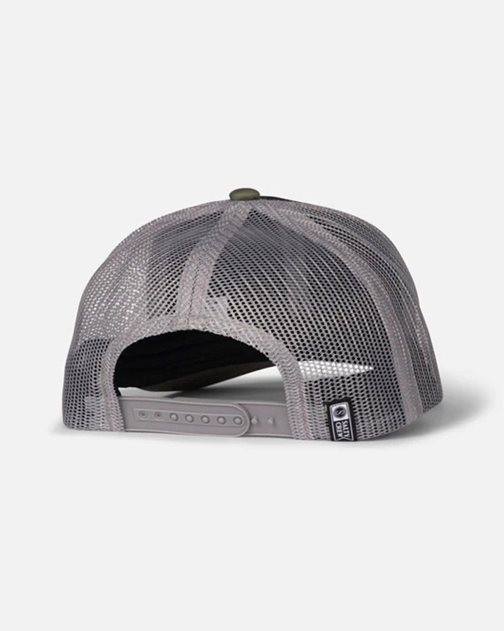 Salty Crew Surface Retro Trucker Hat - Black/Olive