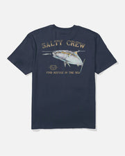 Salty Crew Surface Classic Short Sleeve T-Shirt - Navy
