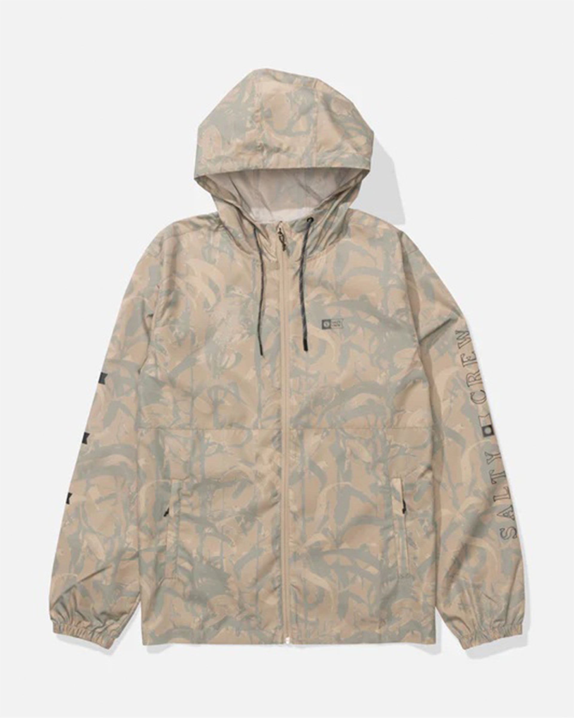 Salty Crew Surface Windbreaker - Light Camo