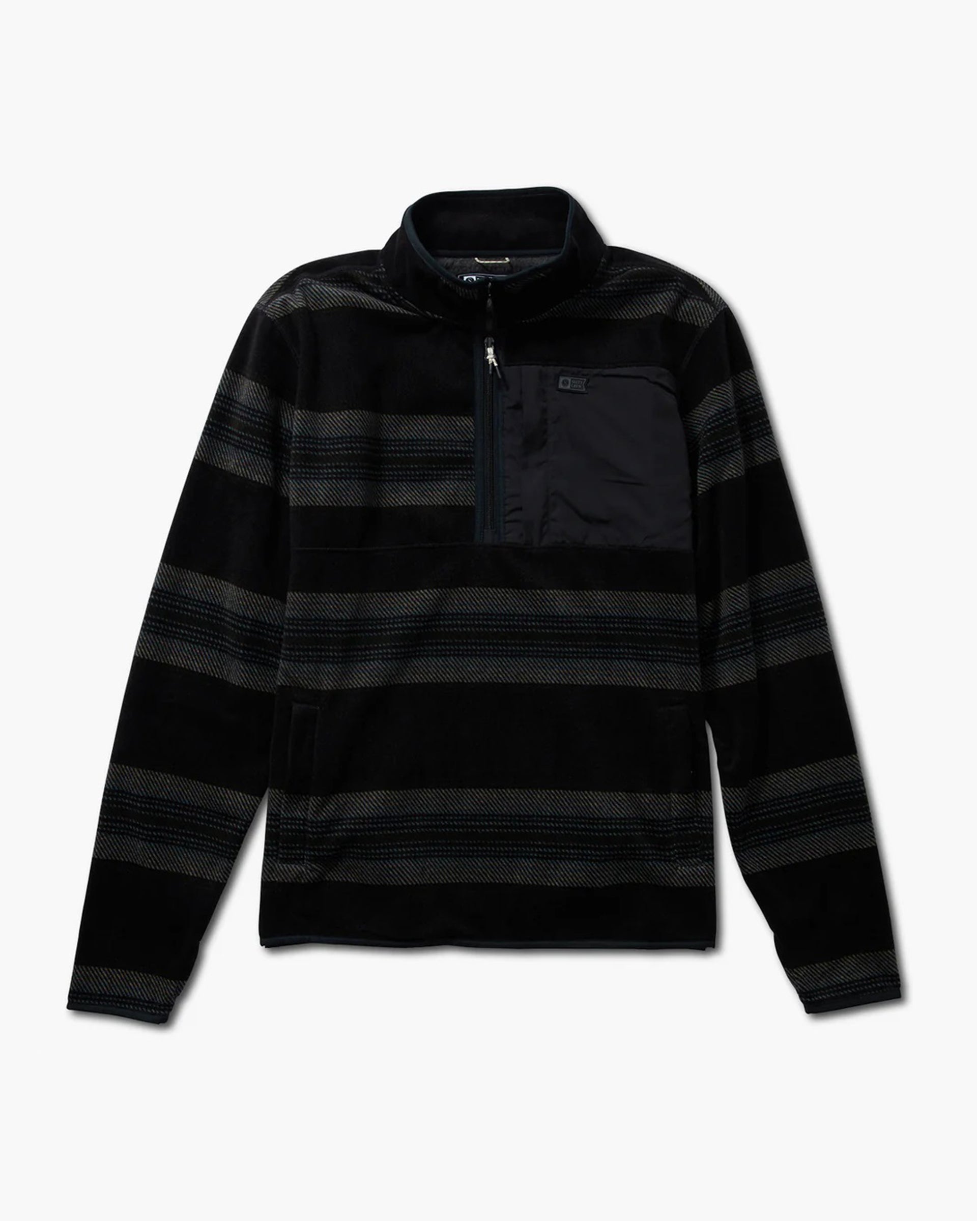 Salty Crew Swellter Polar Half Zip - Coal