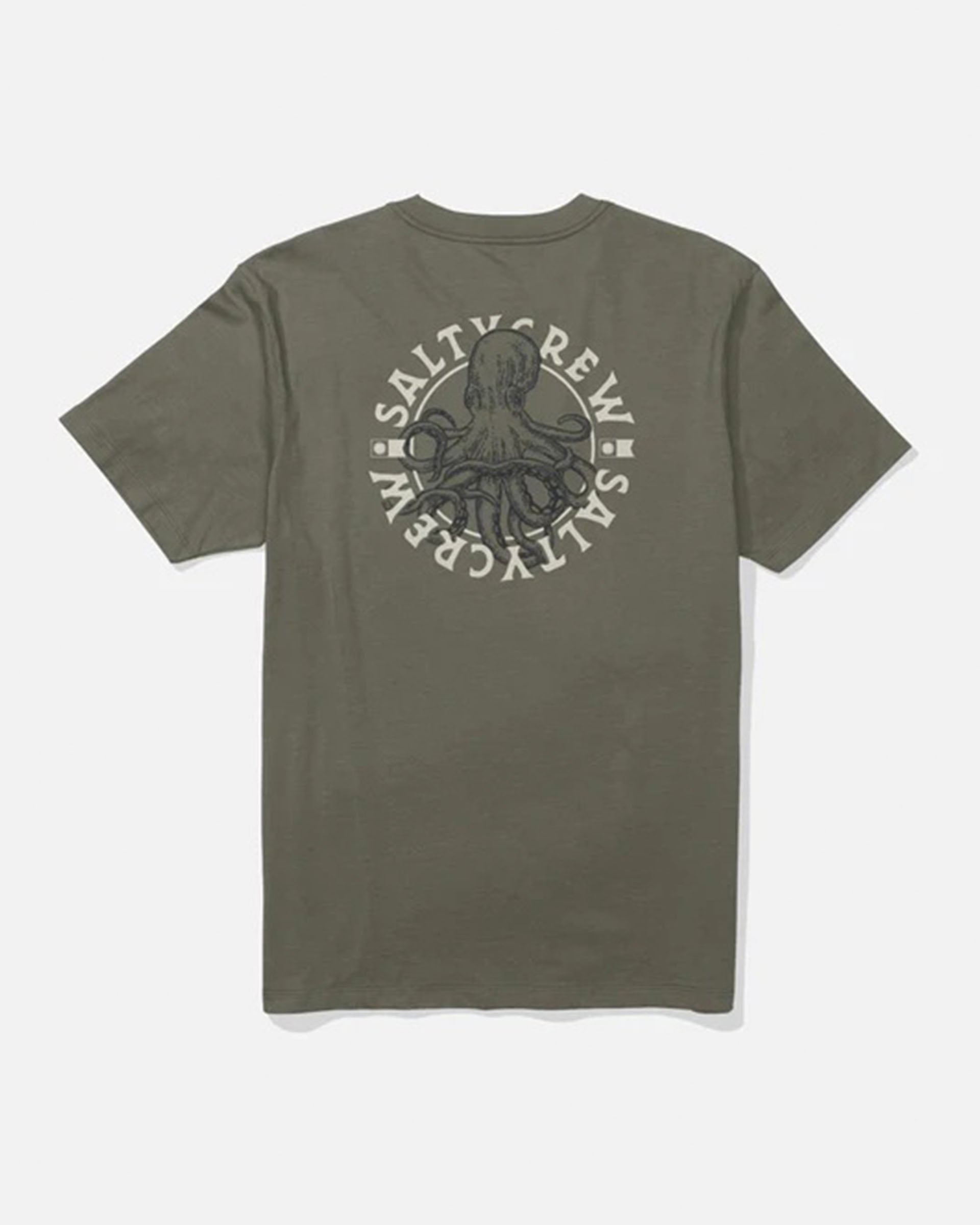 Salty Crew Tentacles Short Sleeve T-Shirt - Dusty Olive