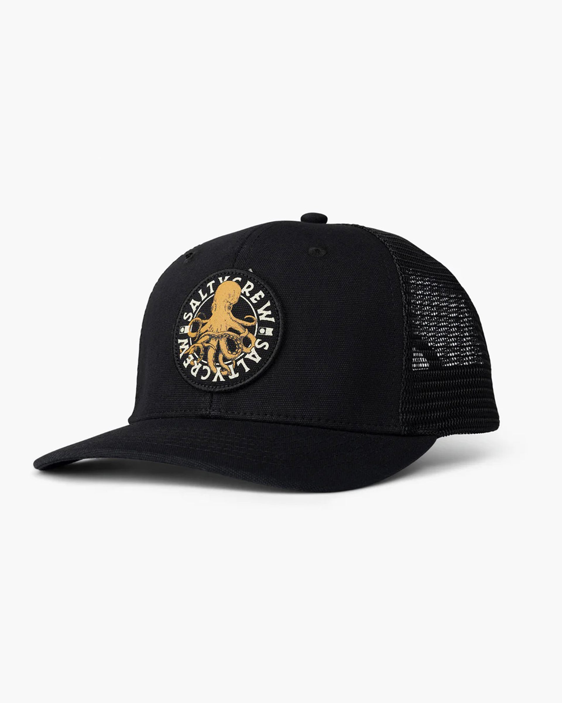 Salty Crew Tentacles Retro Trucker Hat - Black