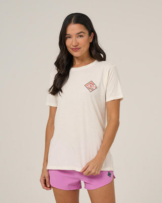 Salty Crew Women's Tippet Boyfriend Short Sleeve T-Shirt - Off White