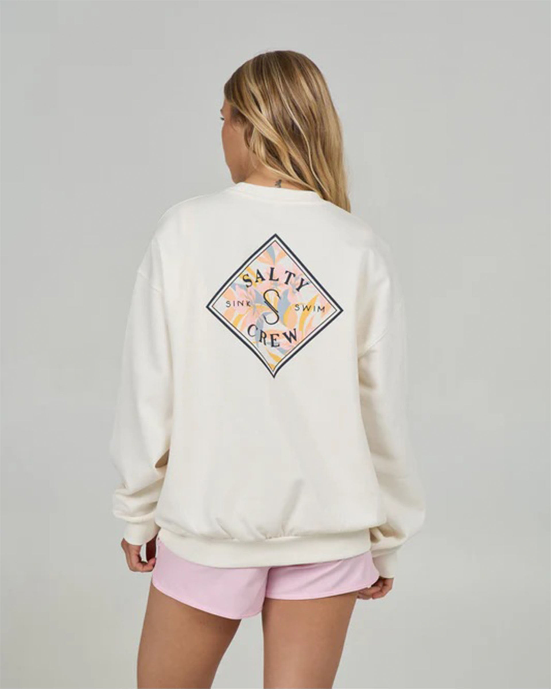 Salty Crew Women's Tippet Crew - Off White