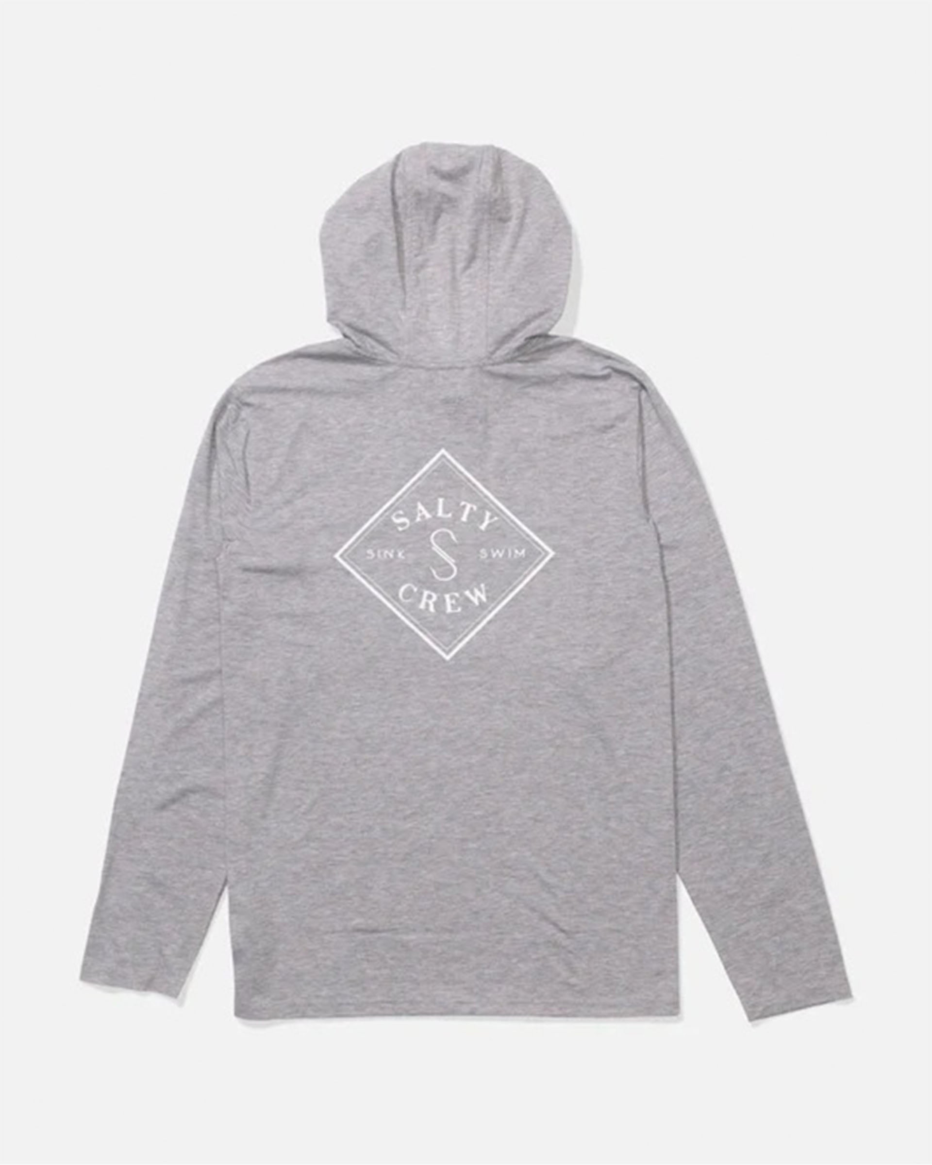 Salty Crew Tippet Pocket UV Hoodie - Quarry