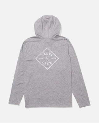 Salty Crew Tippet Pocket UV Hoodie - Quarry
