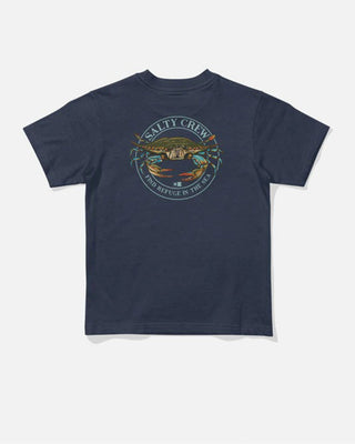 Salty Crew Toddler Jimmy Short Sleeve T-Shirt - Navy