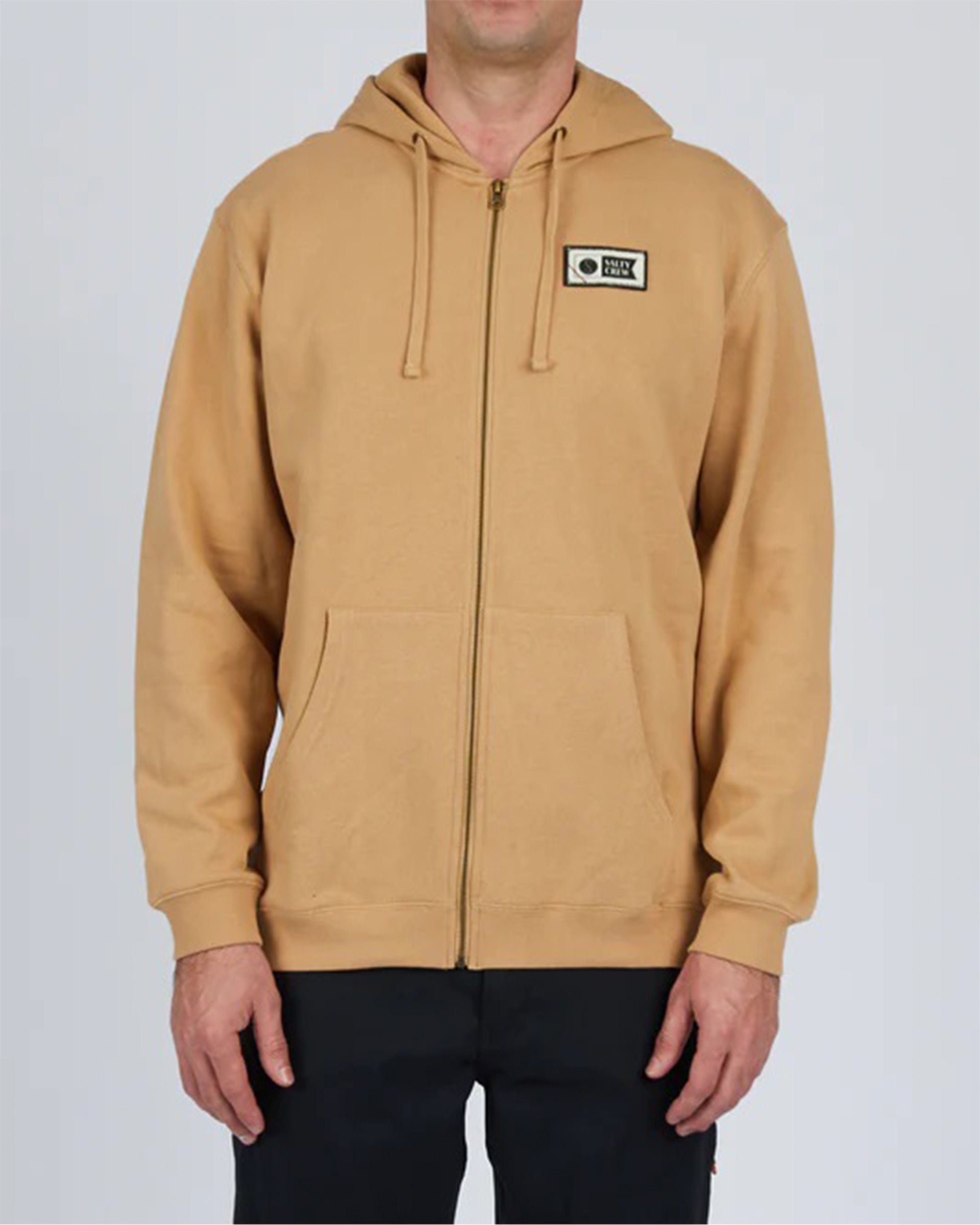 Salty Crew Top Stitch Zip Fleece Hoodie