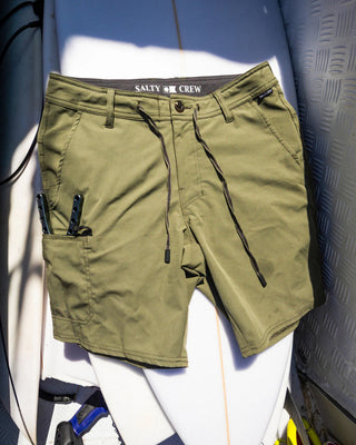 Salty Crew Transom Tech Short - Dusty Olive