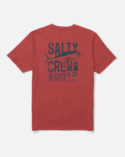 Salty Crew Tried And True Short Sleeve T-Shirt - Washed Red