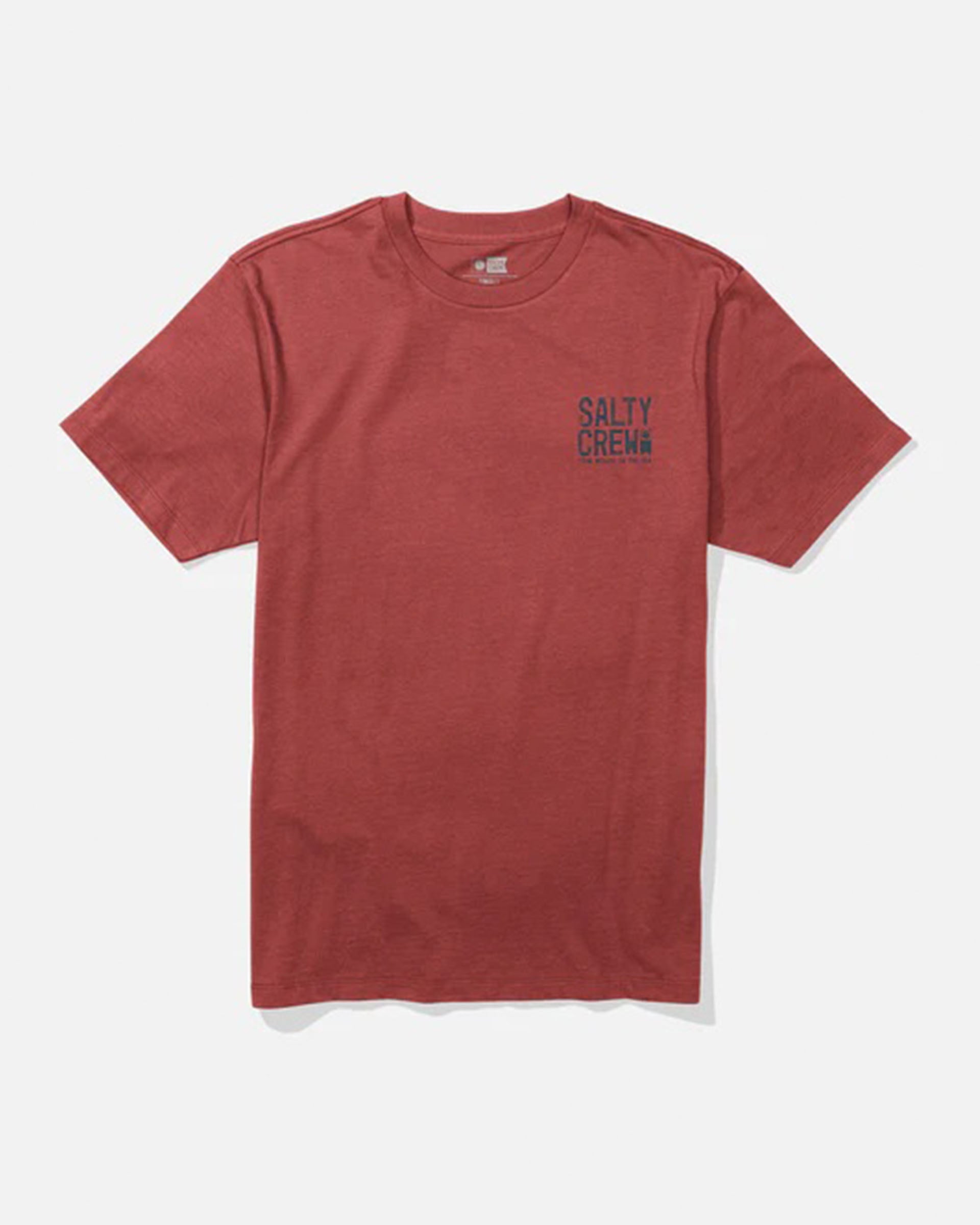 Salty Crew Tried And True Short Sleeve T-Shirt - Washed Red