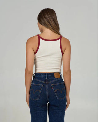 Salty Crew Women's Truck Stop Tank - Off White