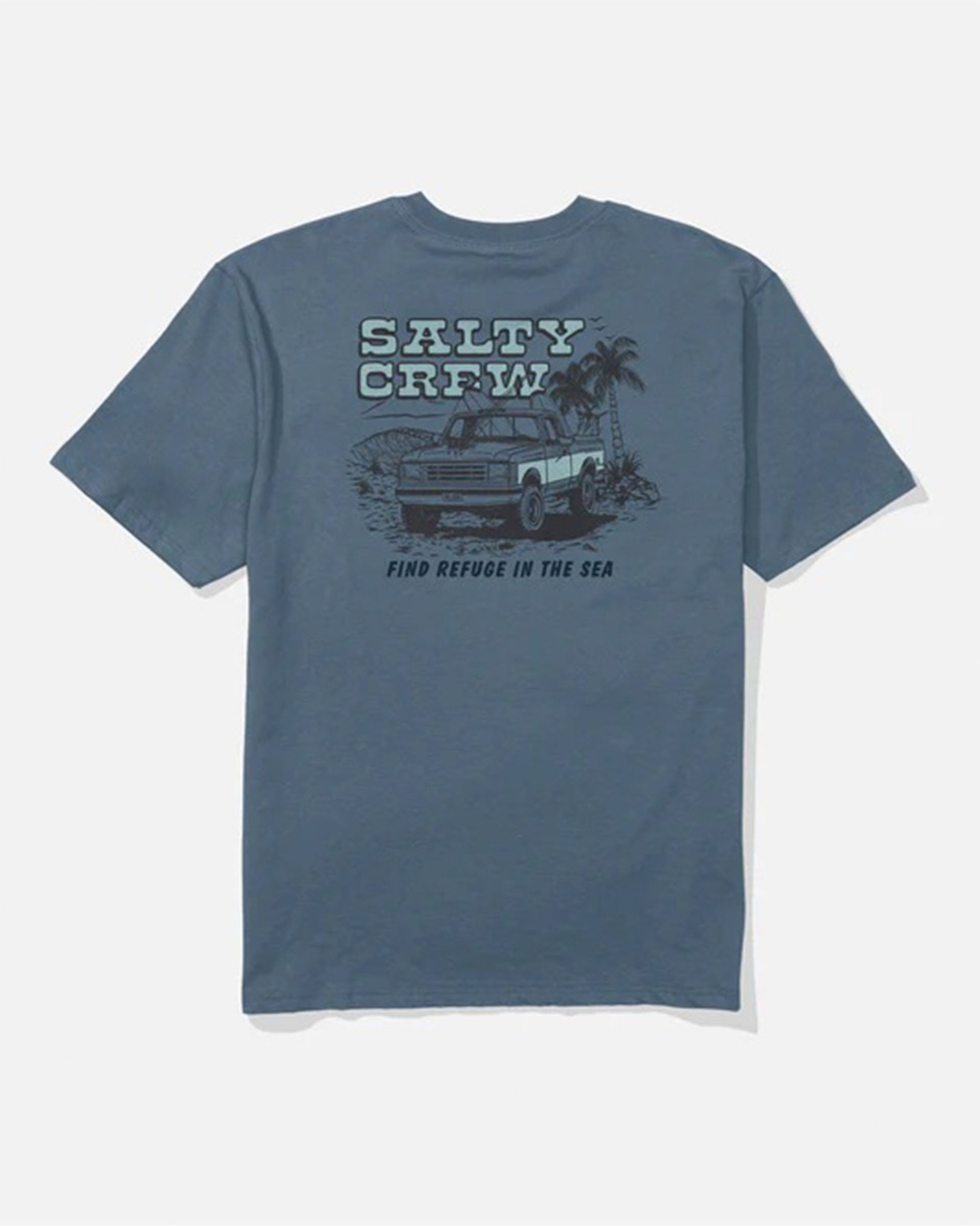 Salty Crew Truck Stop Classic Short Sleeve T-Shirt - Slate
