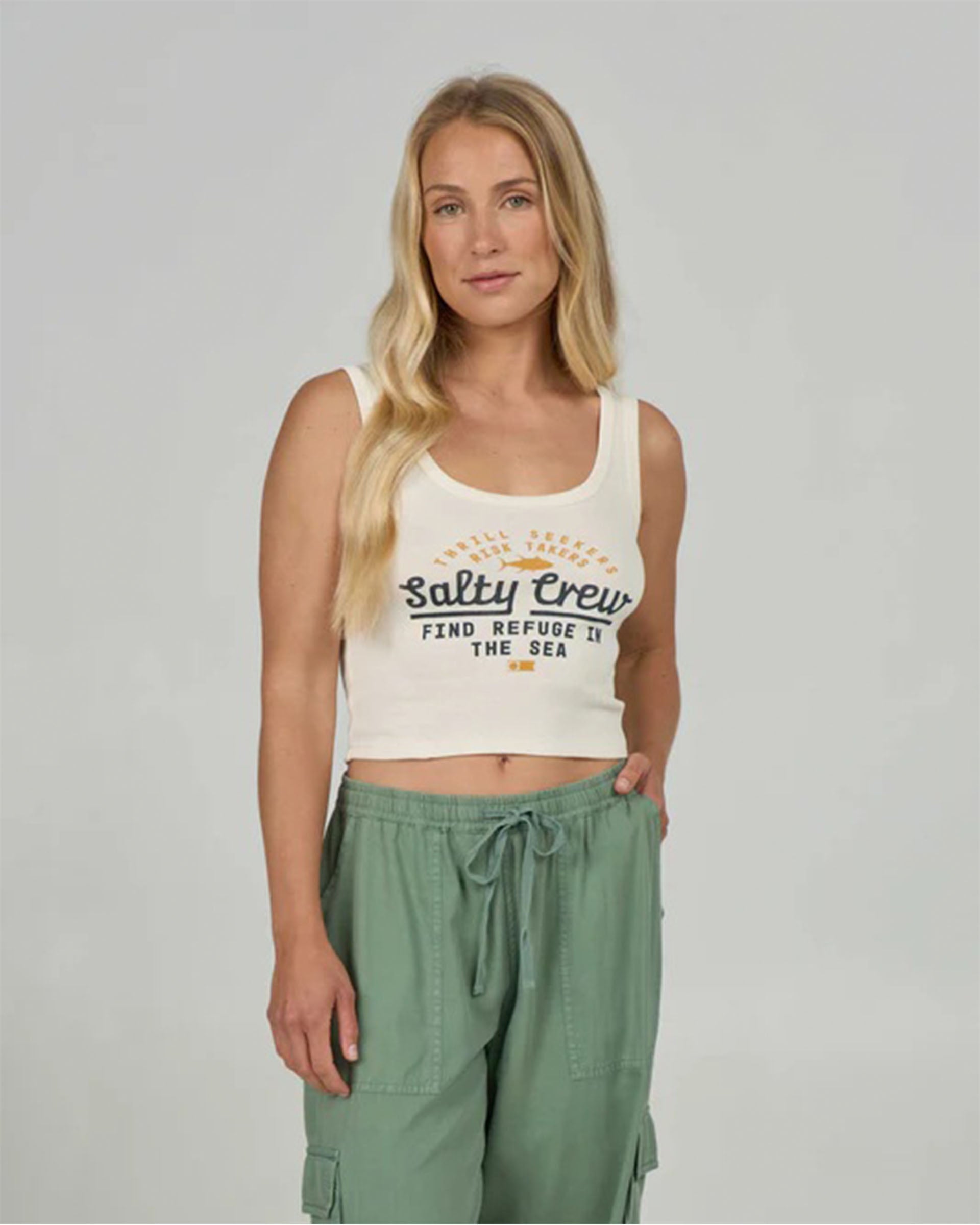 Salty Crew Women's Unscripted Tank - Off White