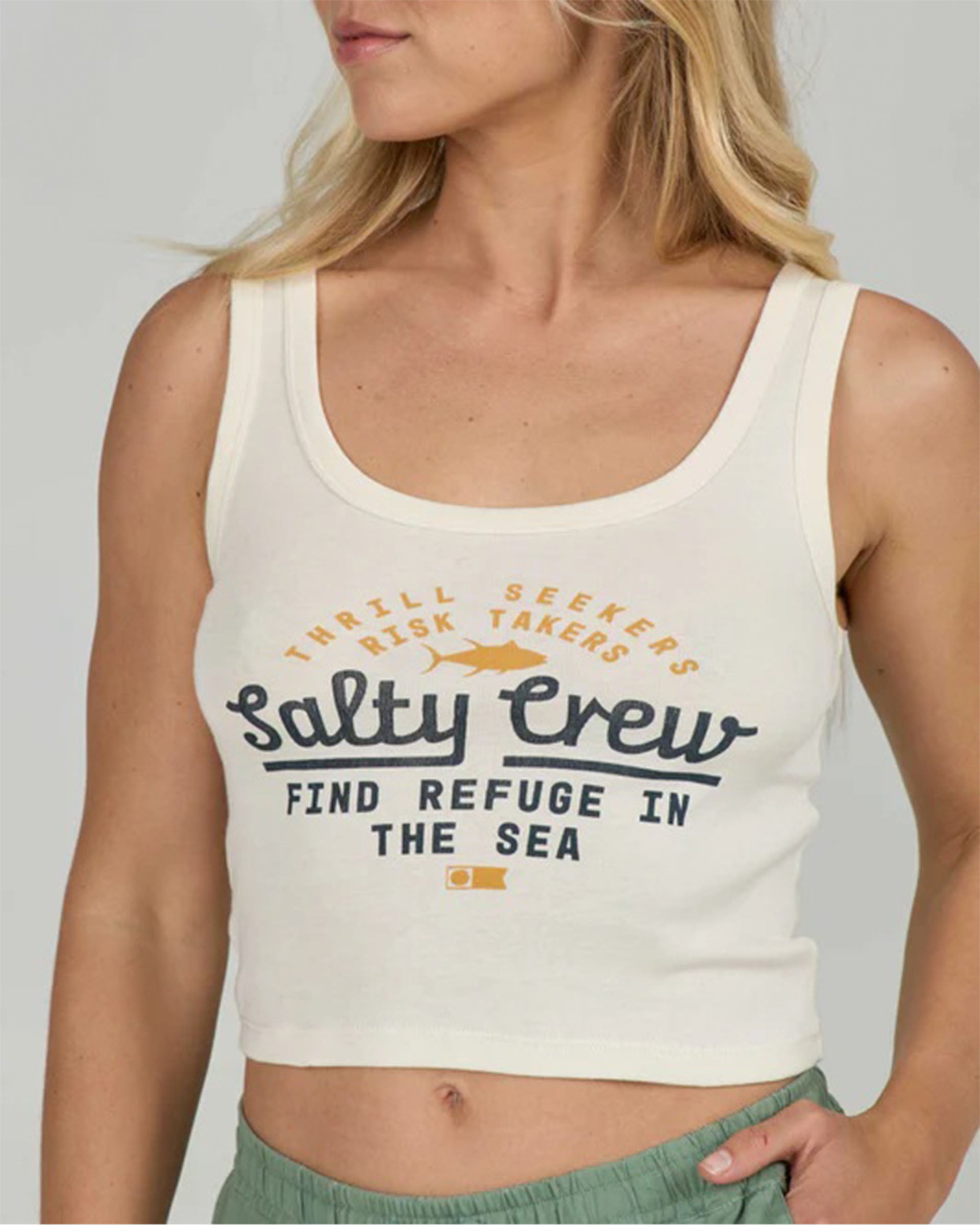 Salty Crew Women's Unscripted Tank - Off White