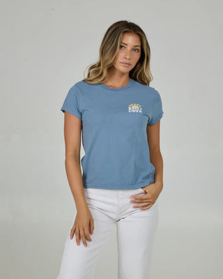 Salty Crew West Bound Modern Short Sleeve T-Shirt - Dusty Blue