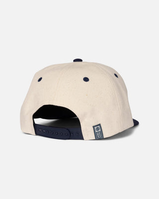 Salty Crew Whaler Snapback Hat - Off White