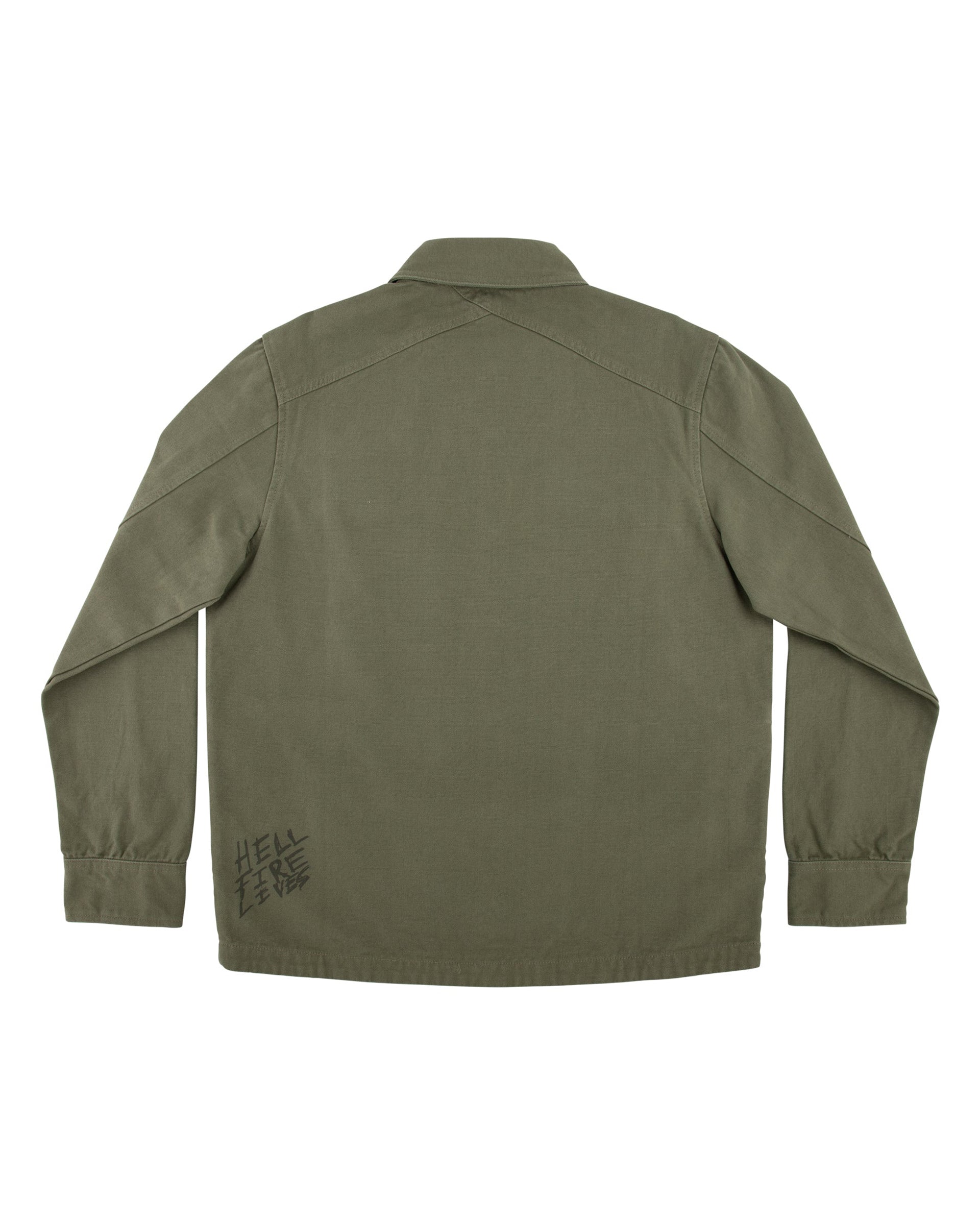 Santa Cruz Stranger Things Crawl Military Jacket - Army