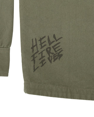 Santa Cruz Stranger Things Crawl Military Jacket - Army