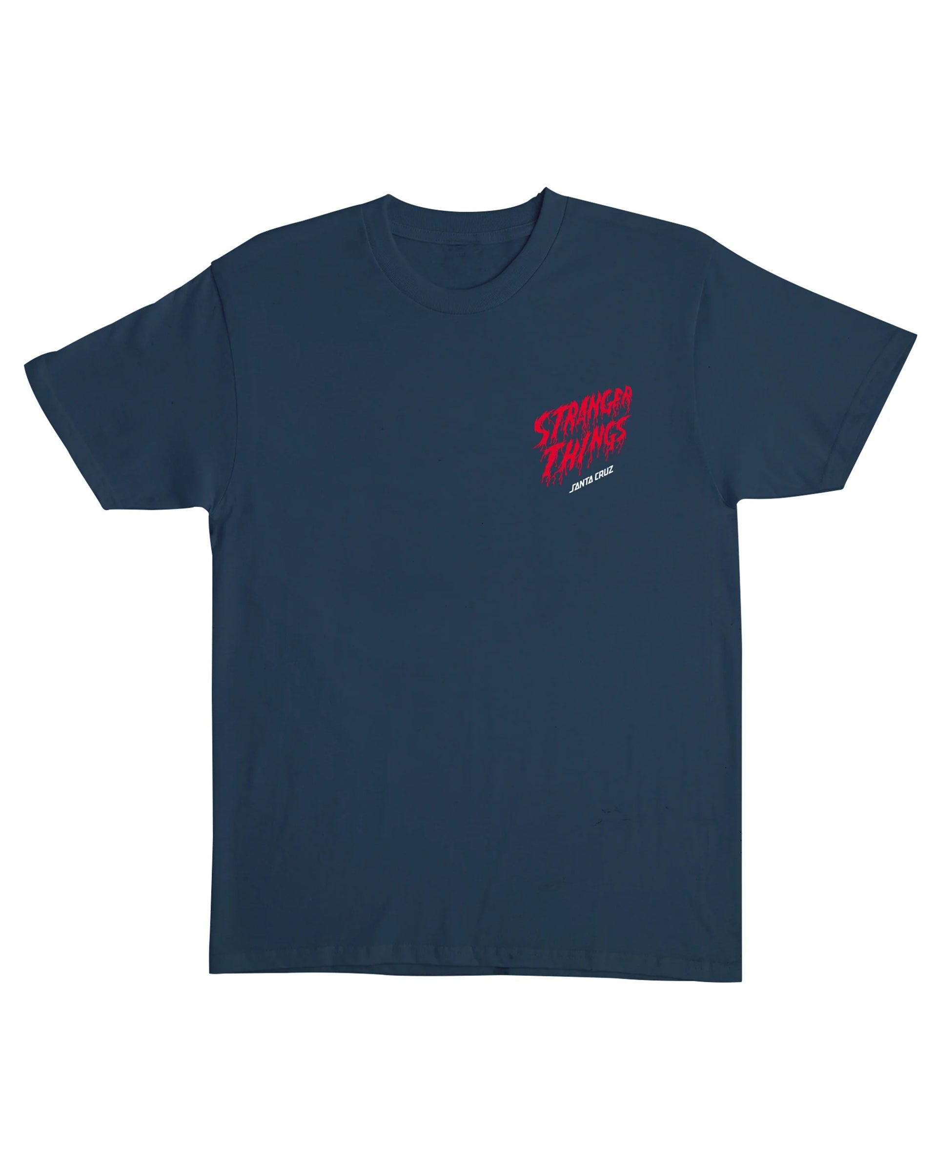 Santa Cruz Stranger Things Eddie Slasher Short Sleeve T-Shirt - Blue Dusk