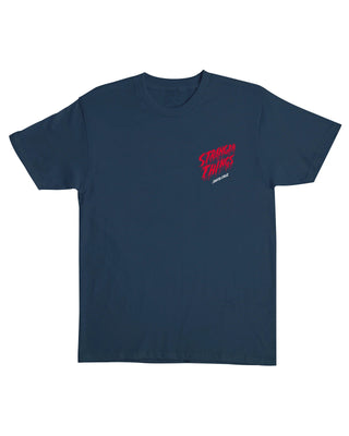Santa Cruz Stranger Things Eddie Slasher Short Sleeve T-Shirt - Blue Dusk