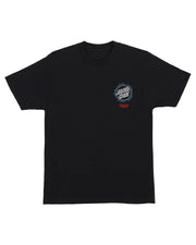 Santa Cruz Stranger Things Hellfire Pit Short Sleeve T-Shirt - Black