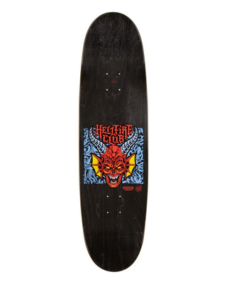 Santa Cruz Stranger Things Hellfire Club Flames 9" Deck
