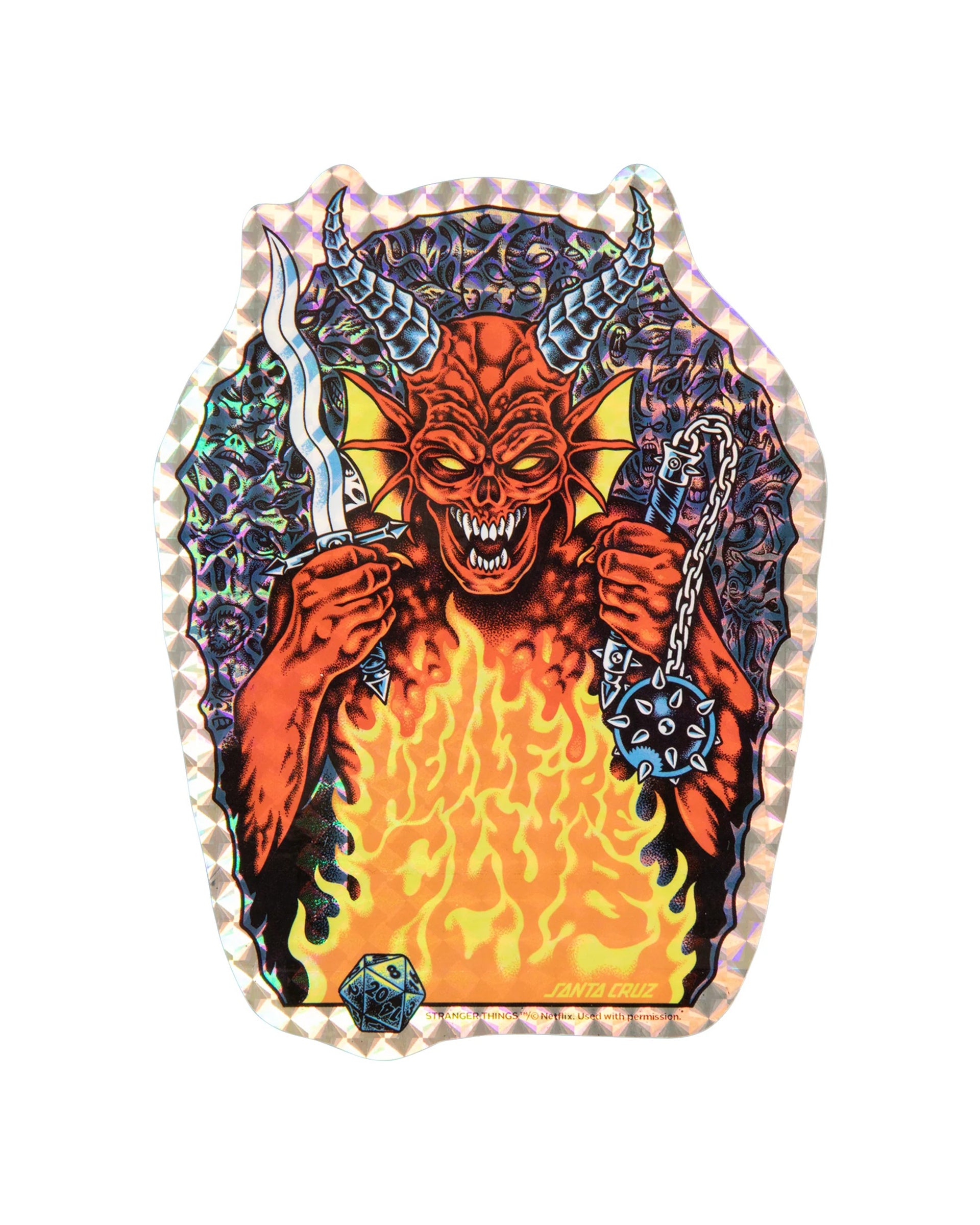 Santa Cruz Stranger Things Knox Hellfire Pit 10.07" Deck