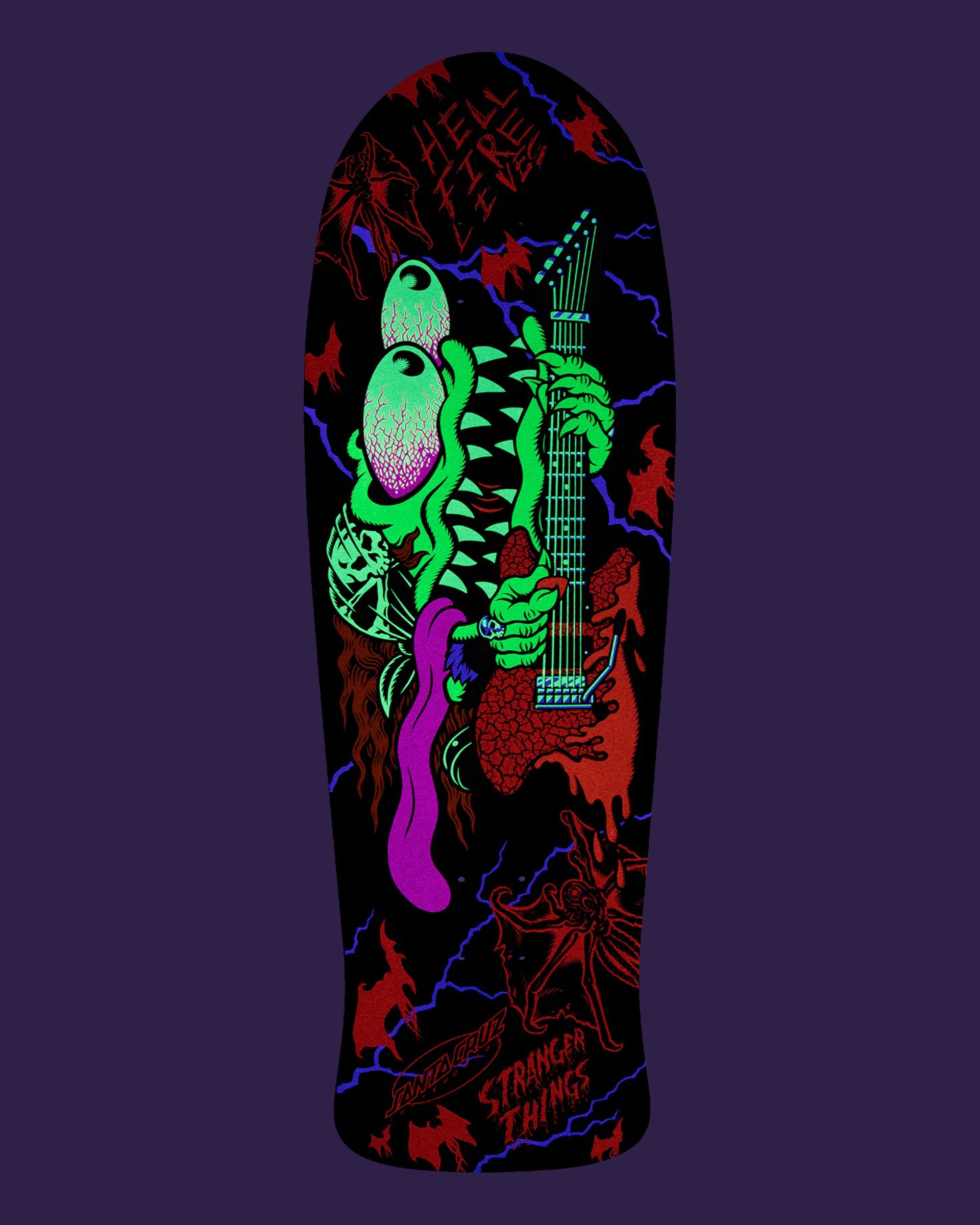 Santa Cruz Stranger Things Meek Eddie Slasher 10.1" Deck