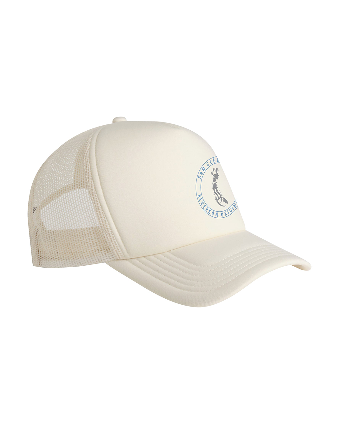 Severson Originals SC Days Foam Trucker Hat-Vintage White